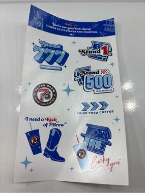 7Brew Drive Thru Coffee Sticker Sheet